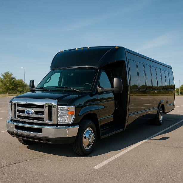 Kansas @City Coach Bus Service 18 Passenger Minibus