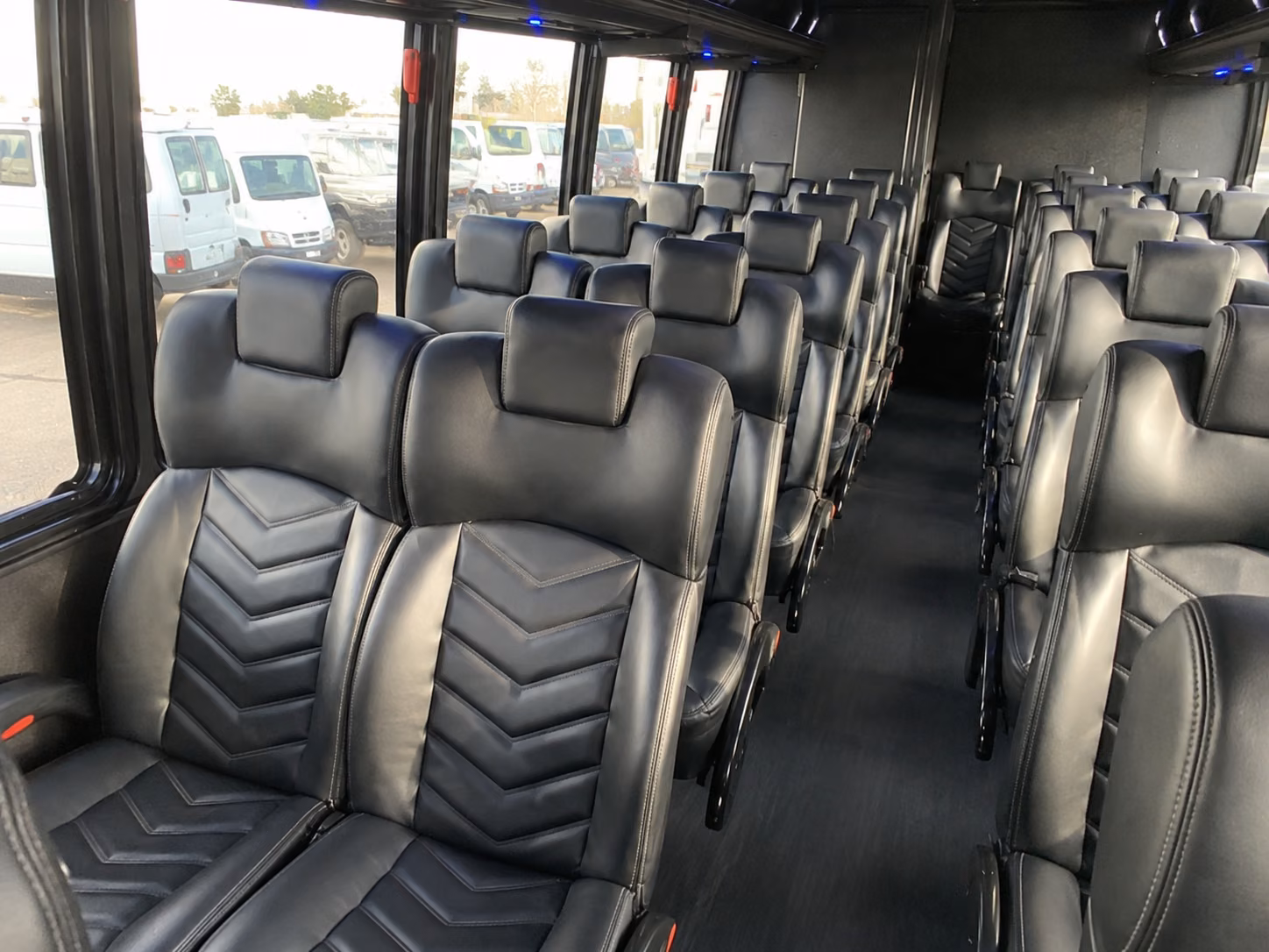 kansas city 20 passenger minibus inside