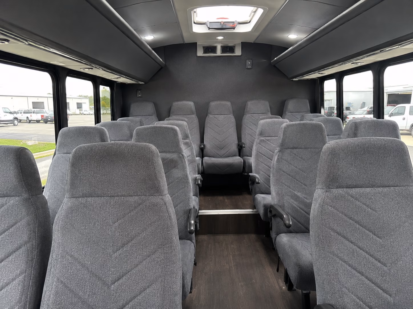 kansas city 20 passenger minibus interior
