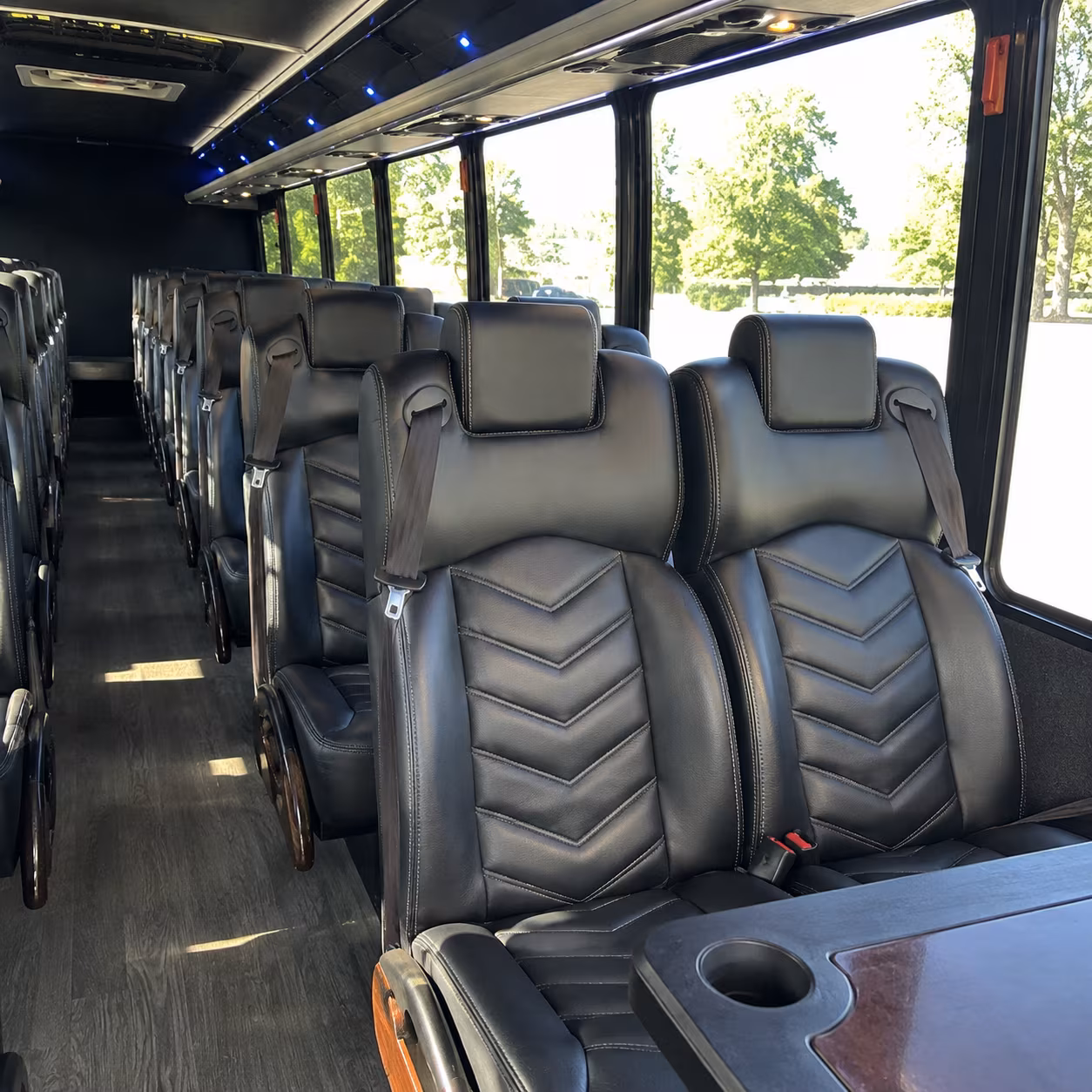 kansas city 25 passenger minibus inside