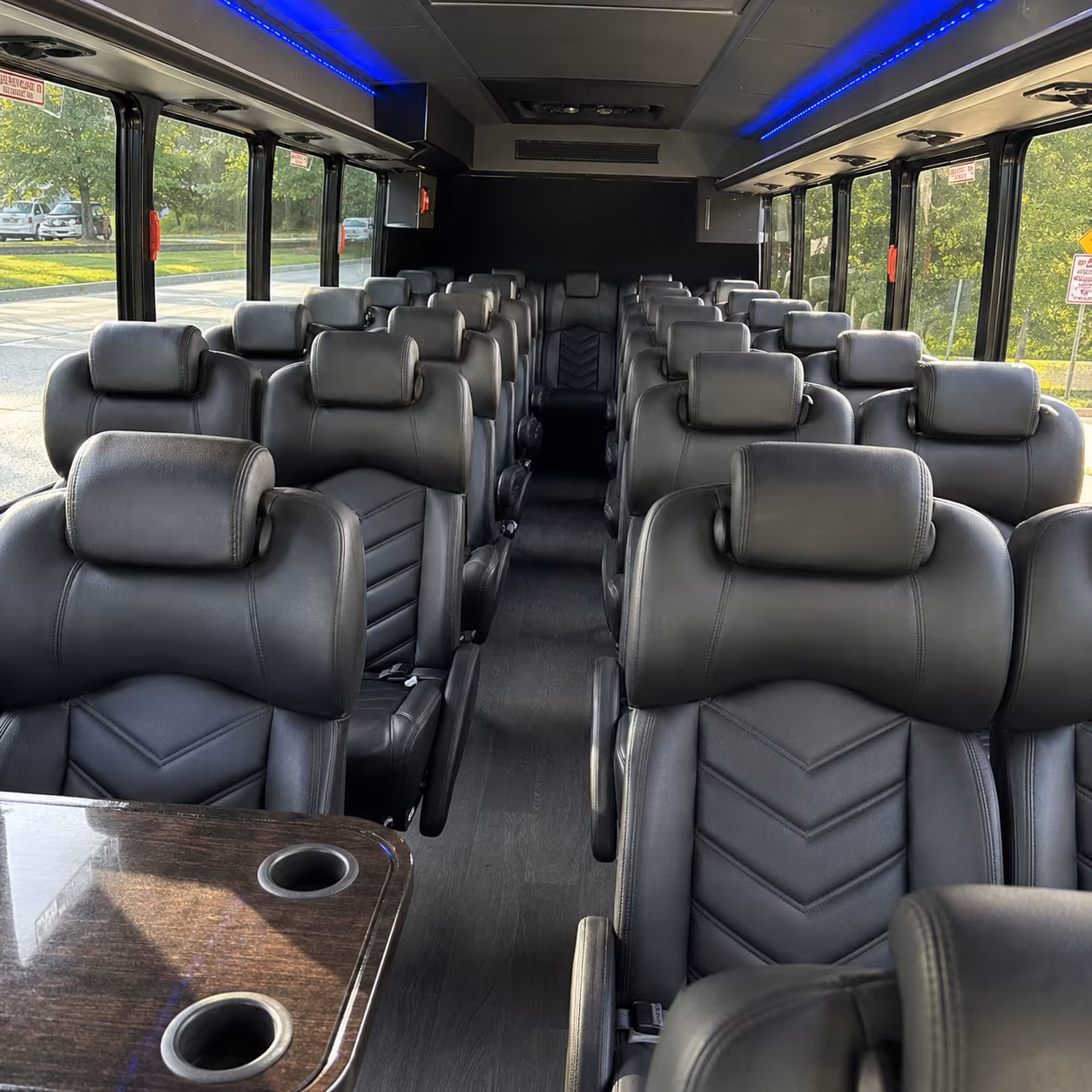 kansas city 25 passenger minibus interior