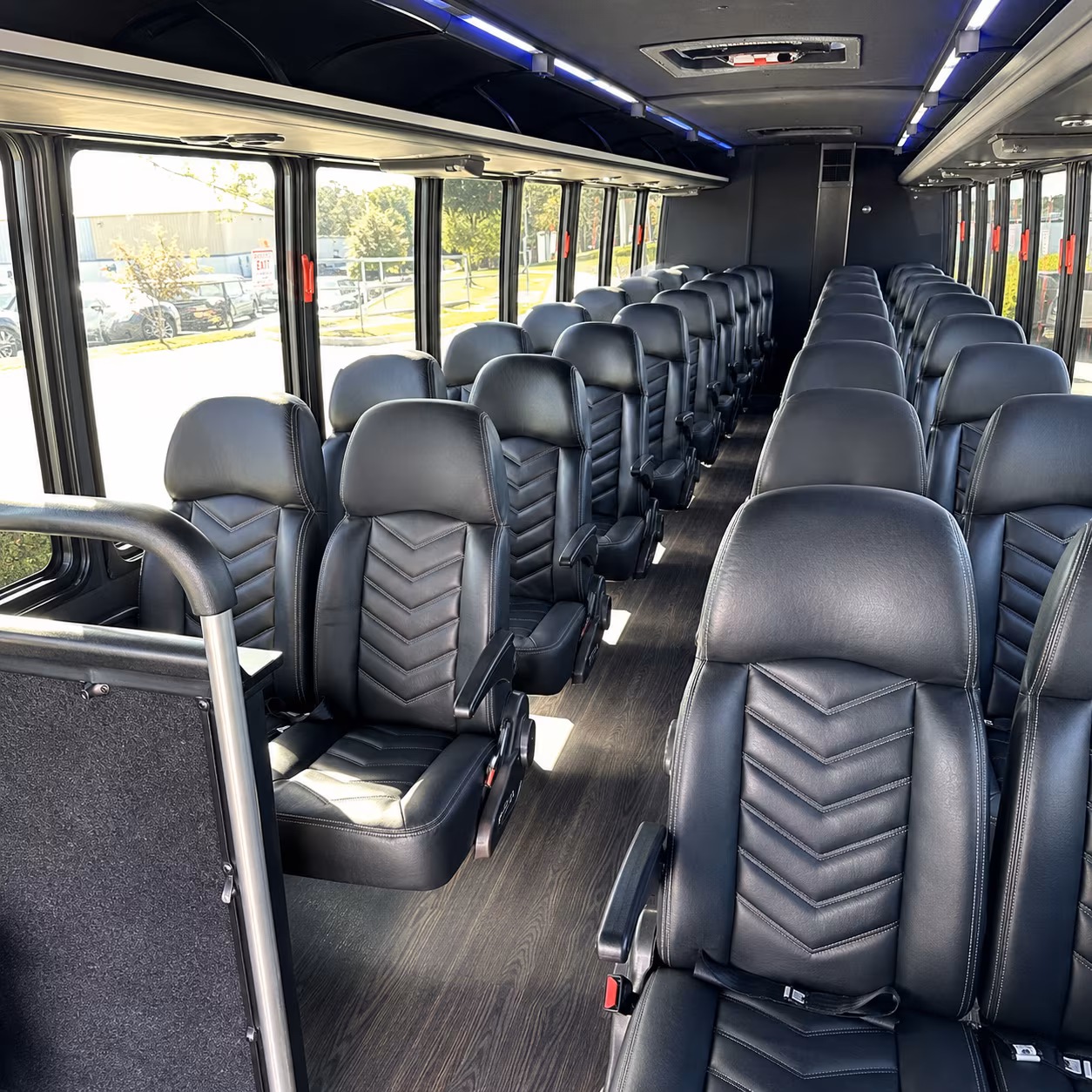 kansas city 28 passenger minibus inside