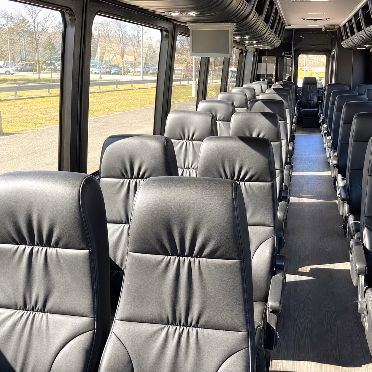 kansas city 30 passenger minibus inside