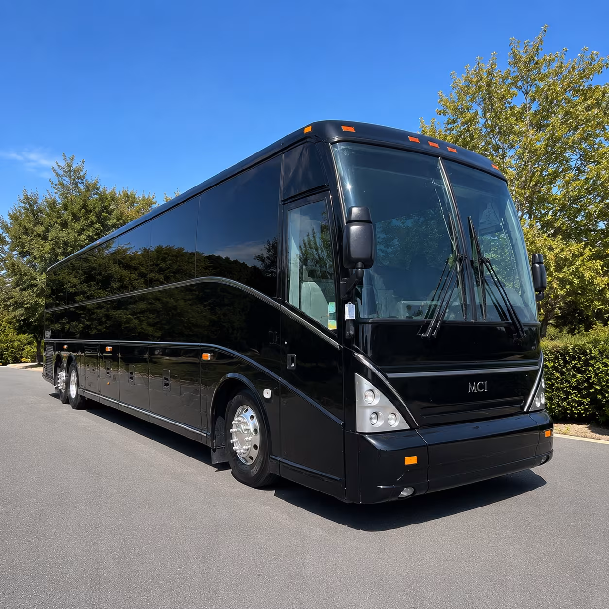 kansas city 56 passenger charter bus