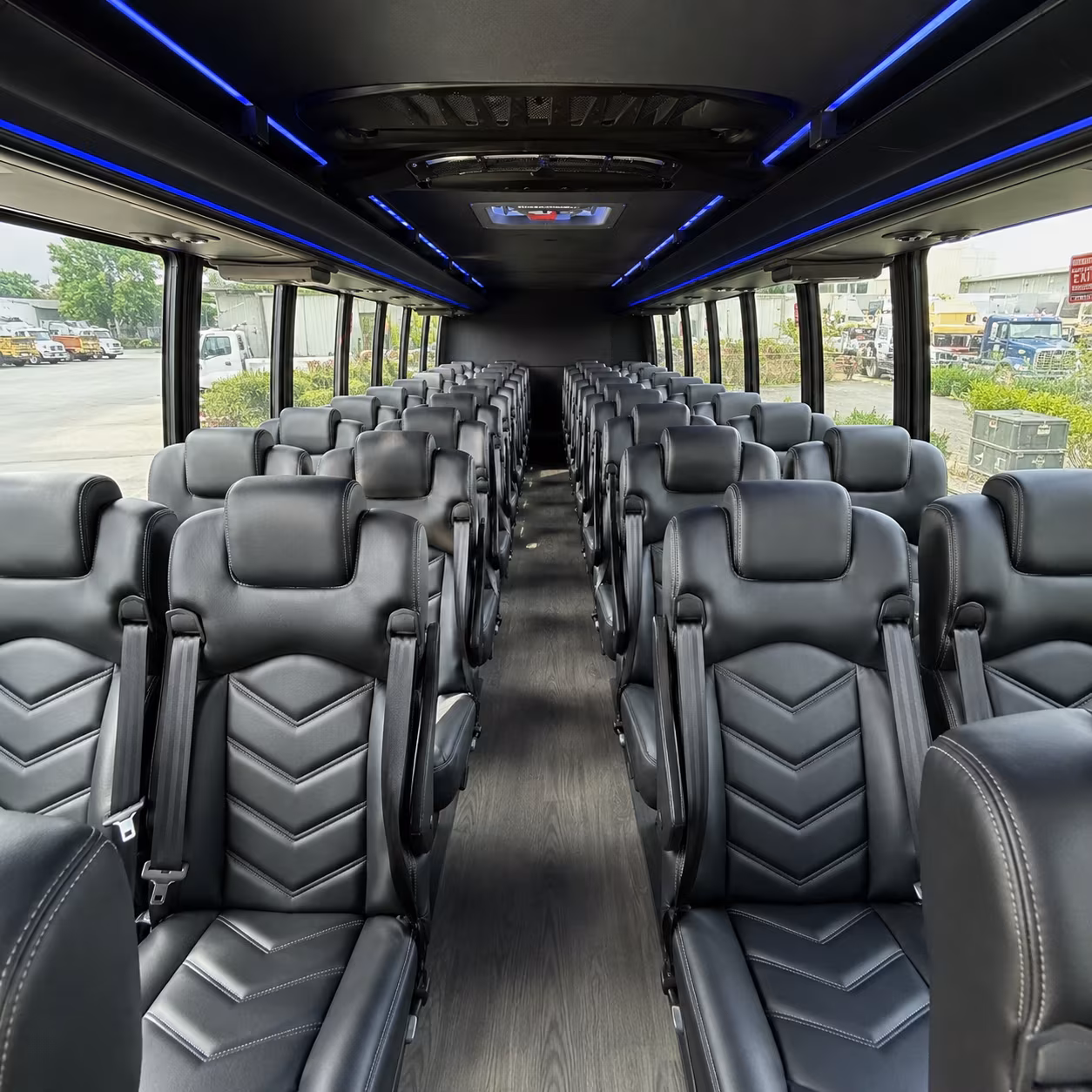 kansas city long distance transportation onboard seating