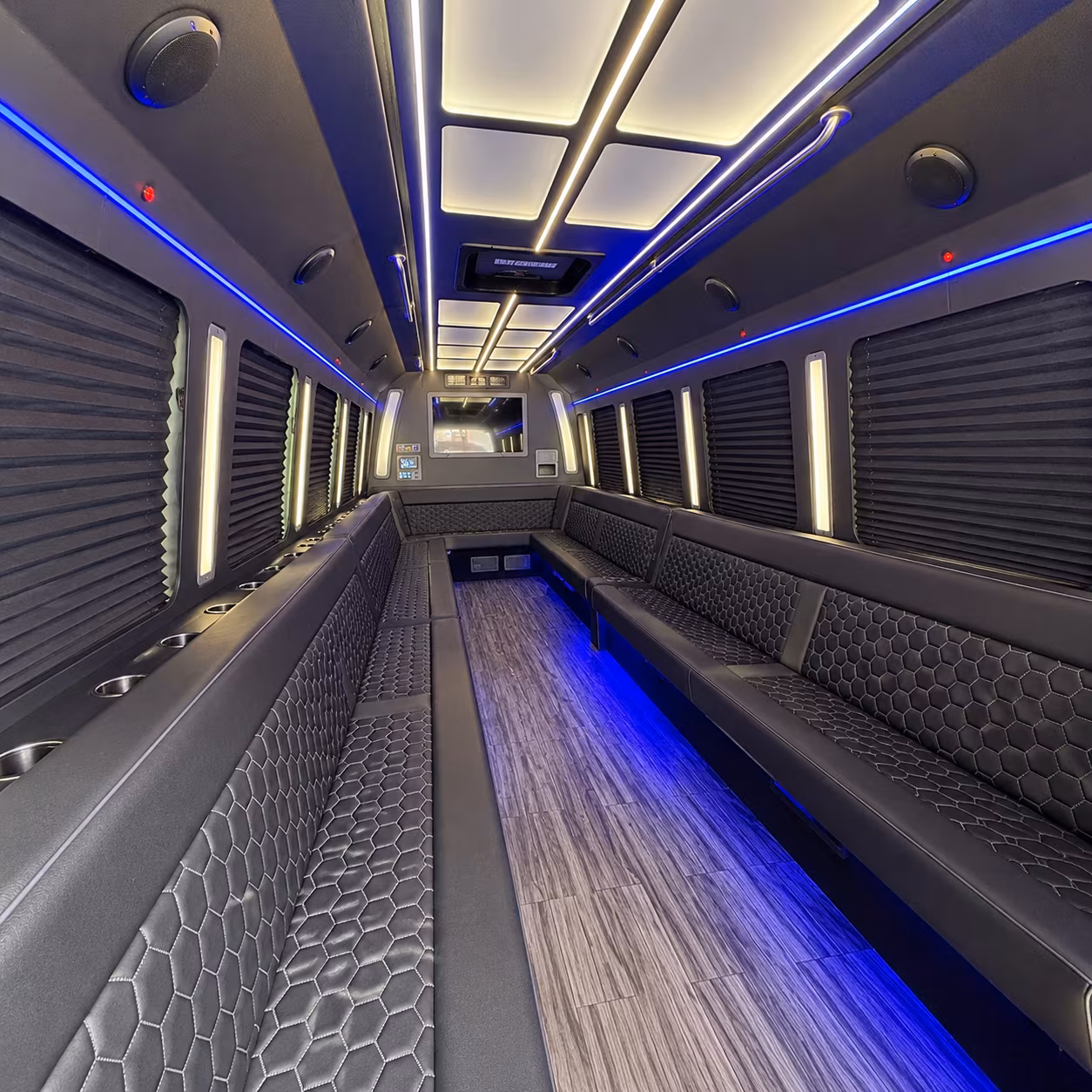 kansas city party bus interior