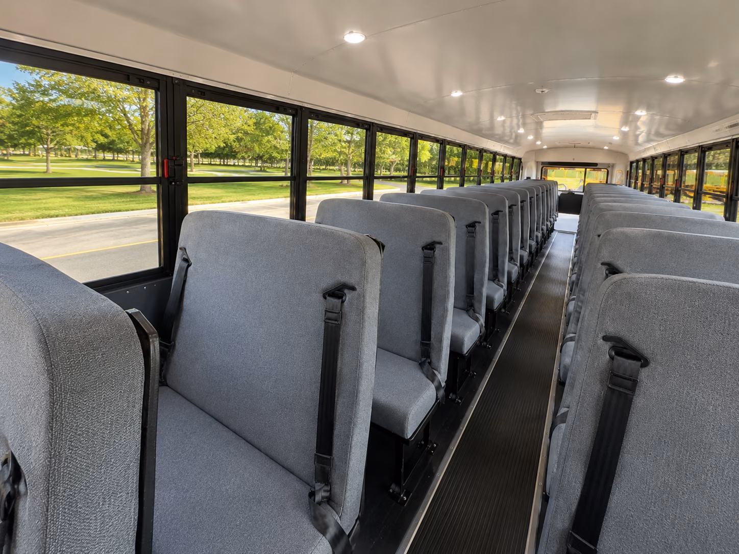 kansas city school bus inside