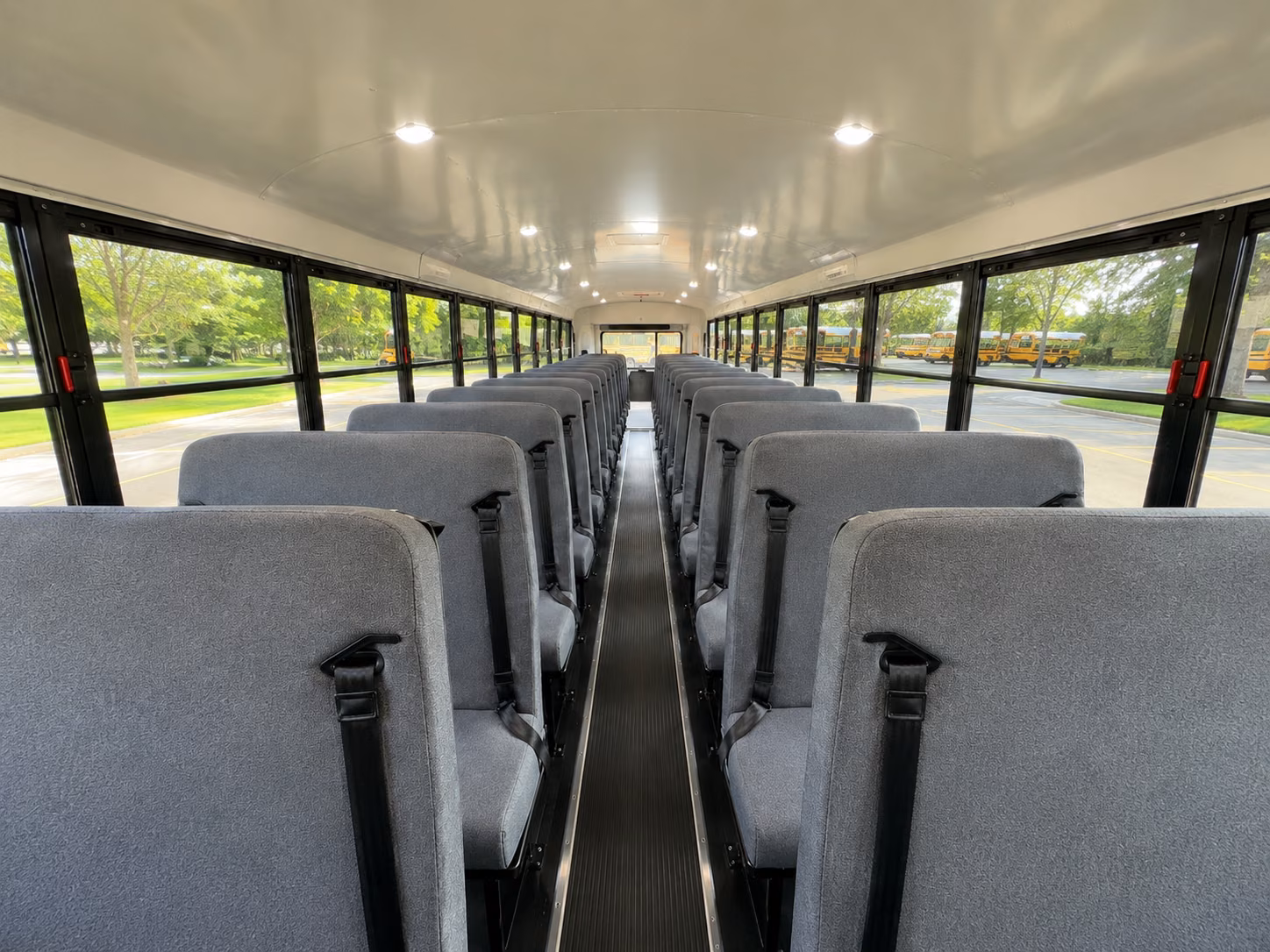 kansas city school bus interior