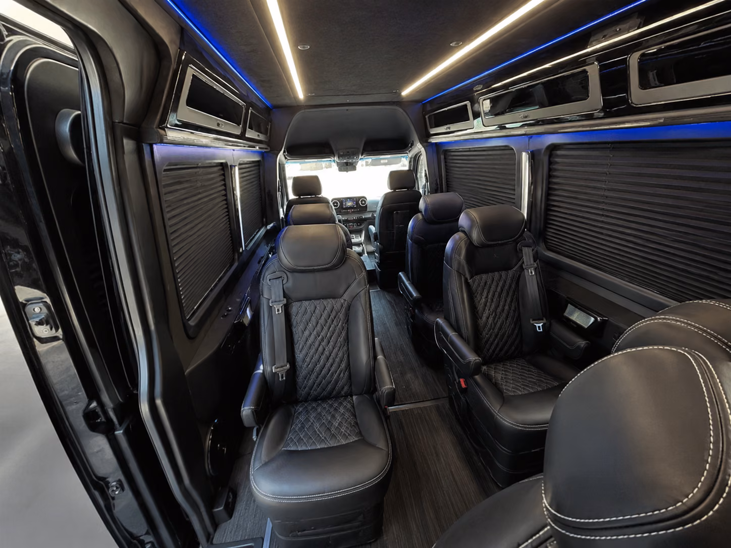 kansas city sprinter van with driver inside
